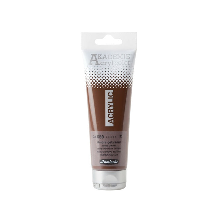 Akrilne boje Schmincke AKADEMIE 120 ml | razne boje - 669 pečena umbra
