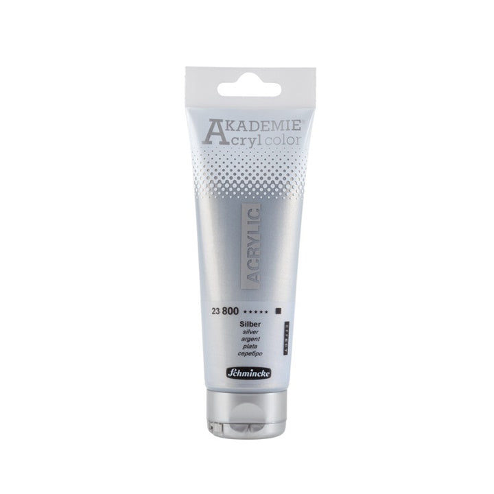 Akrilne boje Schmincke AKADEMIE 120 ml | razne boje - 800 srebrna