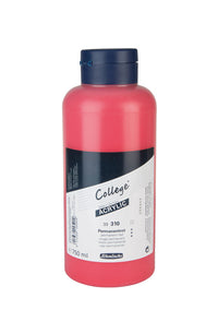 Akrilne boje Schmincke College Acrylic 750 ml – 310 Permanentna crvena