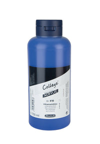 Akrilne boje Schmincke College Acrylic 750 ml – 410 Ultramarin plava