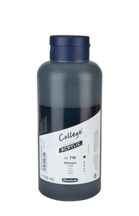 Akrilne boje Schmincke College Acrylic 750 ml – 710 Crna