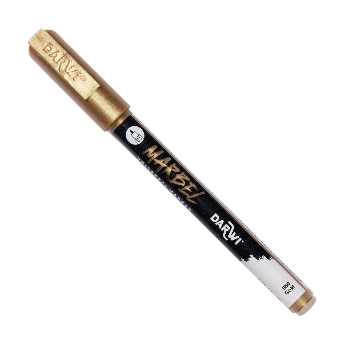 Akrilni marker DARWI Marbel 0,7 mm – Zlatna