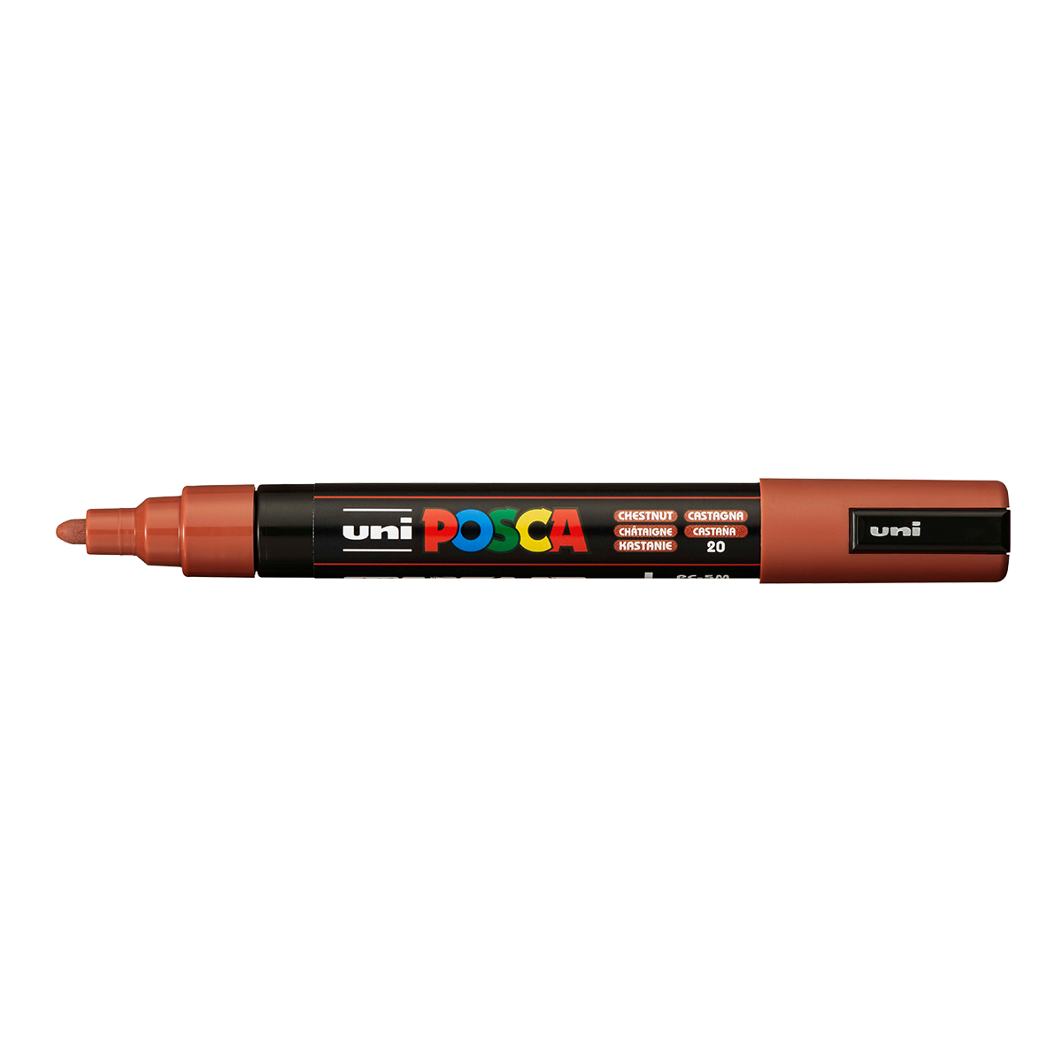 Akrilni marker Posca PC-5M, 1,8 – 2,5 mm, kestenjasta (20)