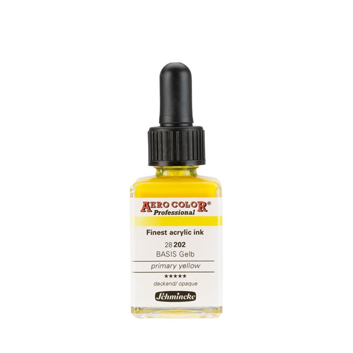 Akrilna tinta Schmincke AERO COLOR Professional Standard 28 ml – 202 osnovna žuta