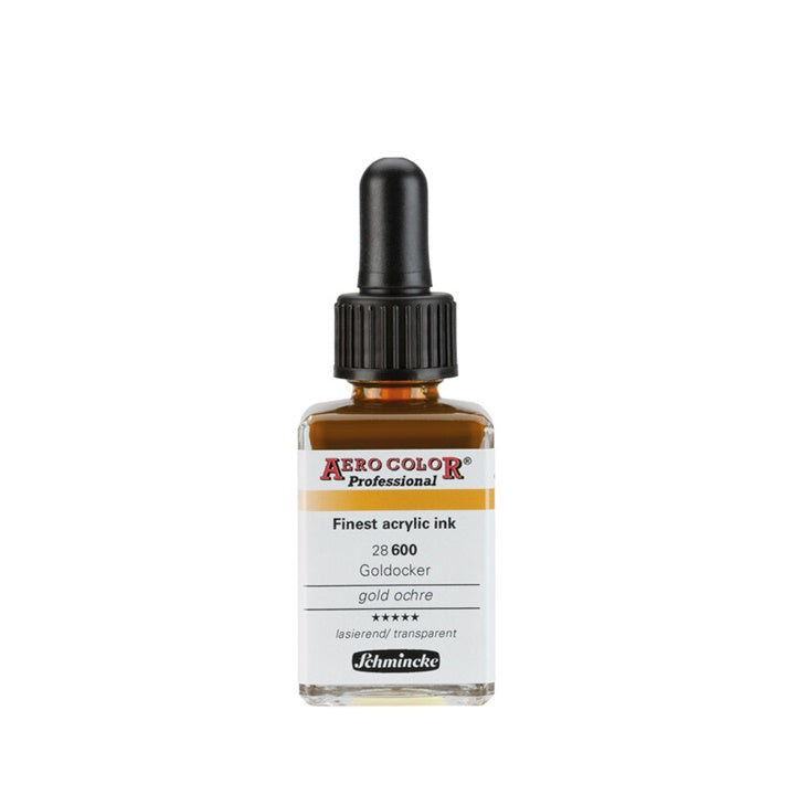 Akrilna tinta Schmincke AERO COLOR Professional Standard 28 ml – 600 oker zlatna