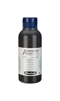 Akrilne boje Schmincke AKADEMIE 250 ml – 668 vandyke smeđa
