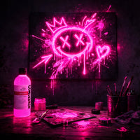 Akrylová boja Phoenix 157 fluorescentna ružičasta 500 ml