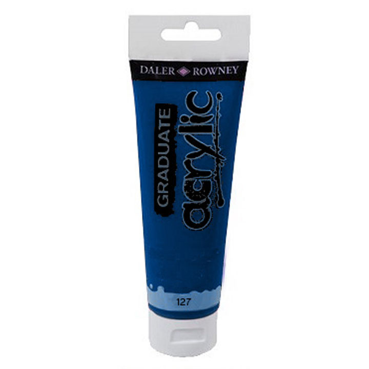 Akrilna boja Daler-Rowney GRADUATE 120 ml – 127 Indigo