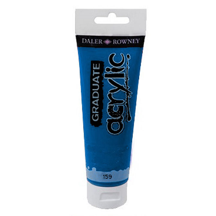 Akrilna boja Daler-Rowney GRADUATE 120 ml – 159 osnovna plava