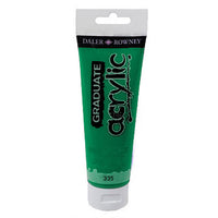 Akrilna boja Daler-Rowney GRADUATE 120 ml – 335 smaragdna