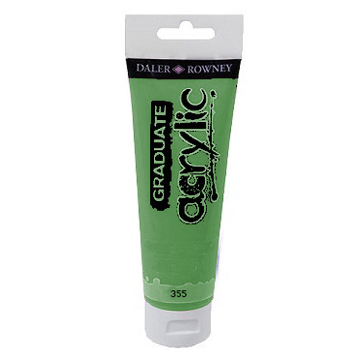 Akrilna boja Daler-Rowney GRADUATE 120 ml – 355 Leaf zelena