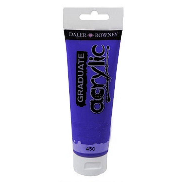 Akrilna boja Daler-Rowney GRADUATE 120 ml – 450 ljubičasta