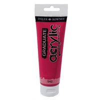 Akrilna boja Daler-Rowney GRADUATE 120 ml – 542 karmin