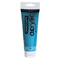 Akrilna boja Daler-Rowney GRADUATE 120 ml – 718 metalik plava
