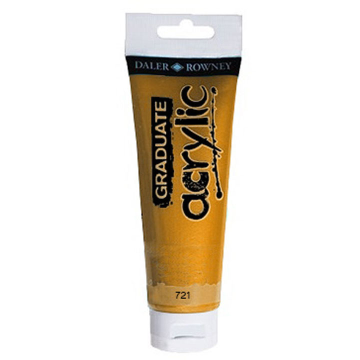 Akrilna boja Daler-Rowney GRADUATE 120 ml – 721 metalik smeđa