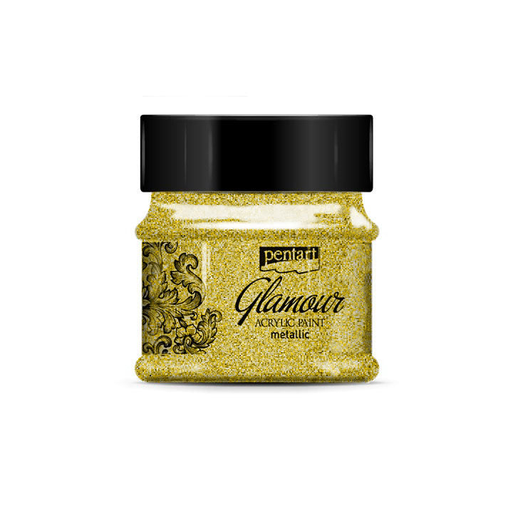 Akrylová farba Glamour metalická 50ml | rôzne farby — obrázok 5