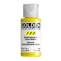 Akrilna boja GOLDEN Fluid 118 ml – 2008 bizmut vanadat žuta
