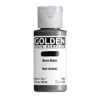 Akrilna boja GOLDEN Fluid 118 ml – 2010 bone crna