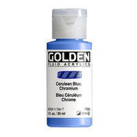 Akrilna boja GOLDEN Fluid 118 ml – 2050 cerulean krom plava