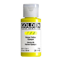 Akrilna boja GOLDEN Fluid 118 ml – 2191 hansa žuta neprozirna