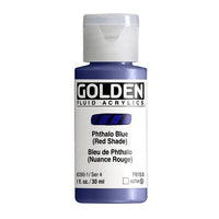 Akrilna boja GOLDEN Fluid 118 ml – 2260 ftalo plava (crvena nijansa)