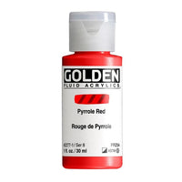 Akrilna boja GOLDEN Fluid 118 ml – 2277 pirol crvena