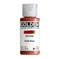 Akrilna boja GOLDEN Fluid 118 ml – 2360 oksidna crvena