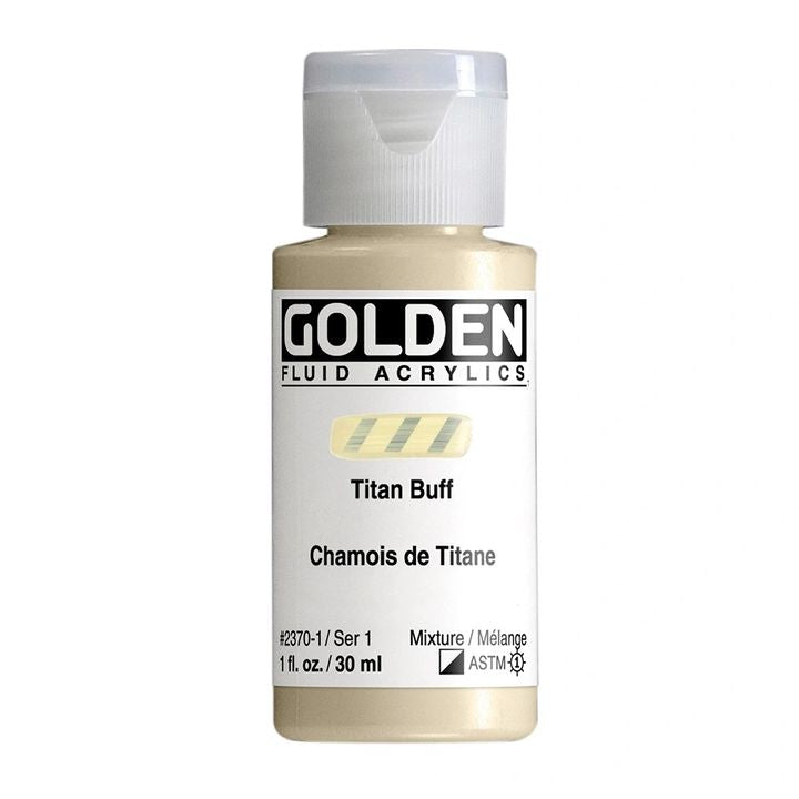 Akrilna boja GOLDEN Fluid 118 ml – 2370 titan buff