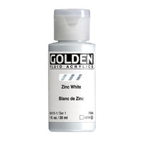 Akrilna boja GOLDEN Fluid 118 ml – 2415 cink bijela