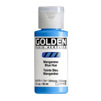Akrilna boja GOLDEN Fluid 118 ml – 2437 manganese plava nijansa