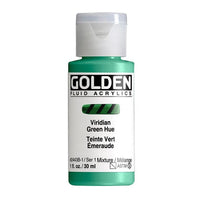 Akrilna boja GOLDEN Fluid 118 ml – 2443 viridijan zelena nijansa