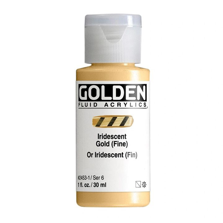 Akrylová farba GOLDEN Fluid Iridescent 118 ml | rôzne farby — obrázok 5