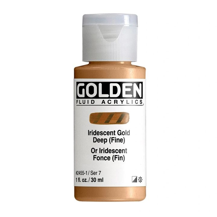 Akrylová farba GOLDEN Fluid Iridescent 118 ml | rôzne farby — obrázok 7