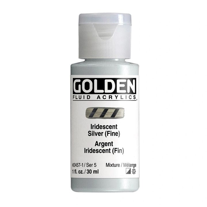 Akrylová farba GOLDEN Fluid Iridescent 30 ml | rôzne farby — obrázok 7