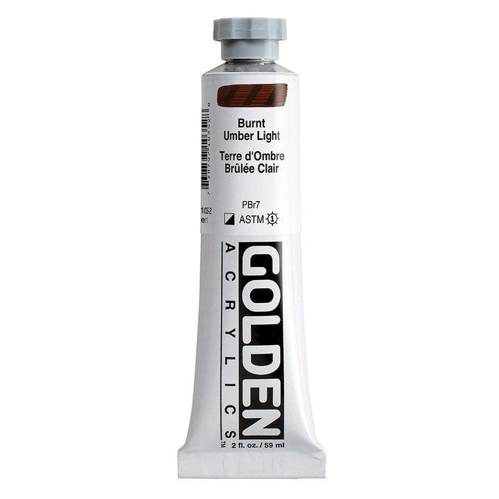 Akrilna boja GOLDEN Heavy Body 148 ml – 1035 umbra paljena svijetla