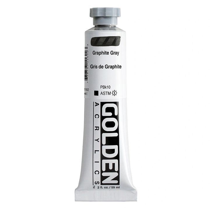 Akrilna boja GOLDEN Heavy Body 148 ml – 1160 grafitno siva