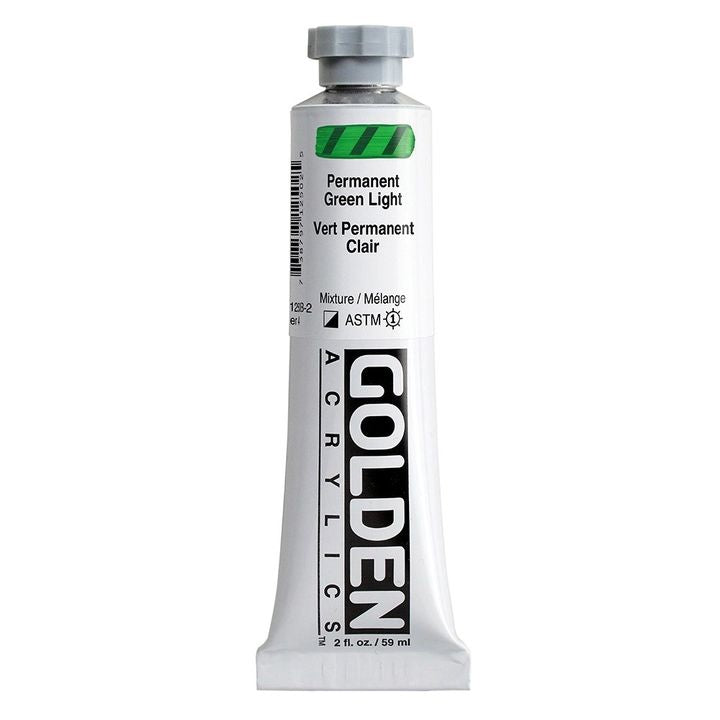 Akrilna boja GOLDEN Heavy Body 148 ml – 1250 permanentna svijetlozelena