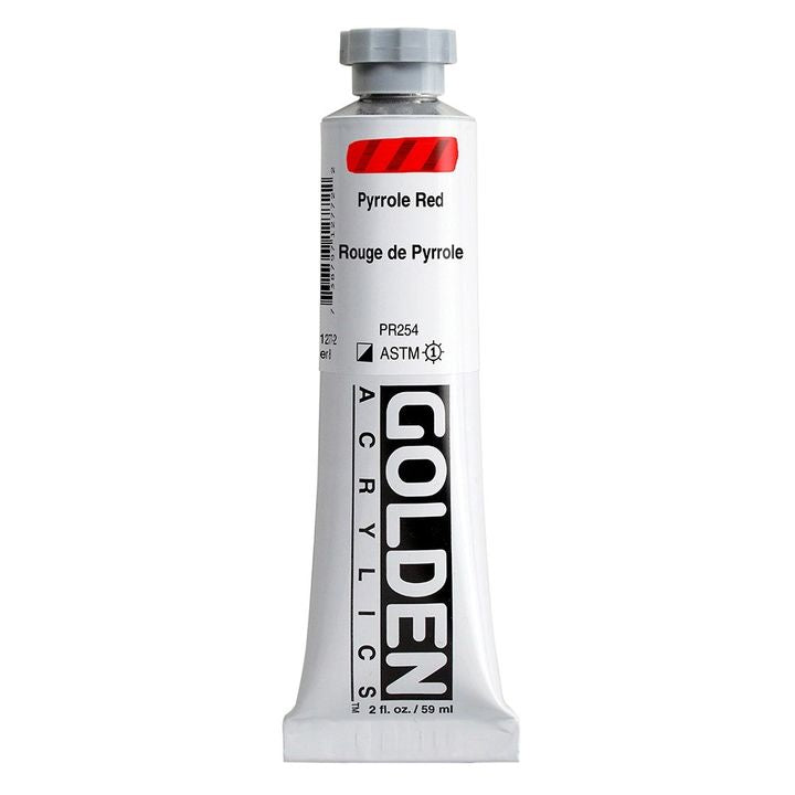 Akrilna boja GOLDEN Heavy Body 148 ml – 1277 pyrrole červená