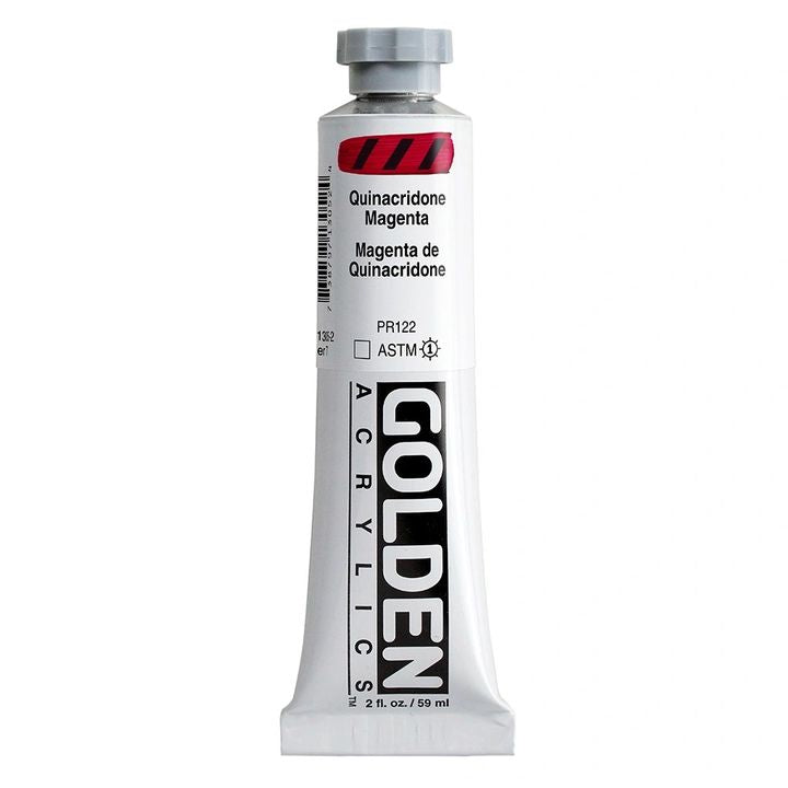 Akrilna boja GOLDEN Heavy Body 148 ml – 1305 kinakridon magenta