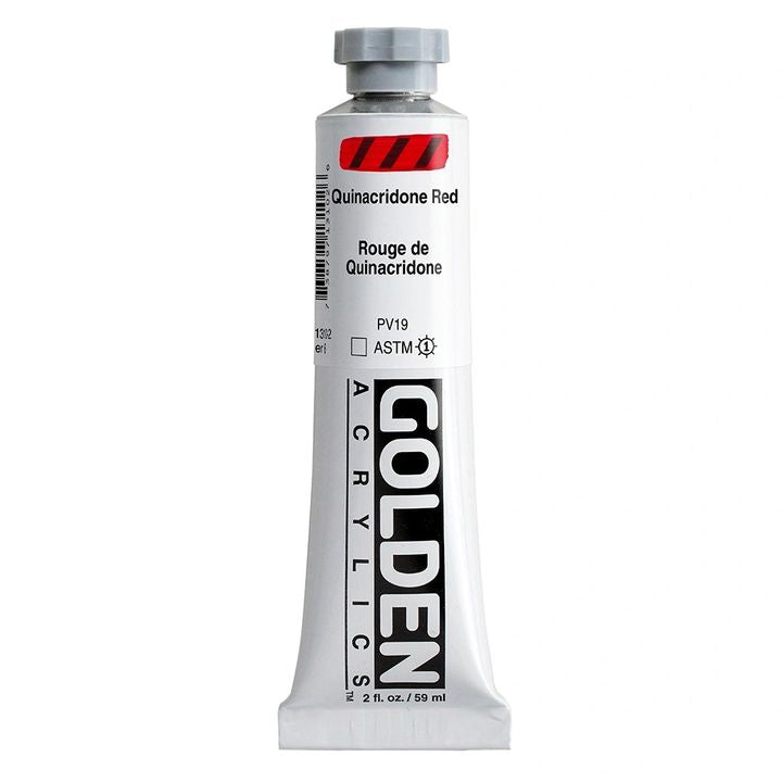 Akrilna boja GOLDEN Heavy Body 148 ml – 1310 kinakridon crvena