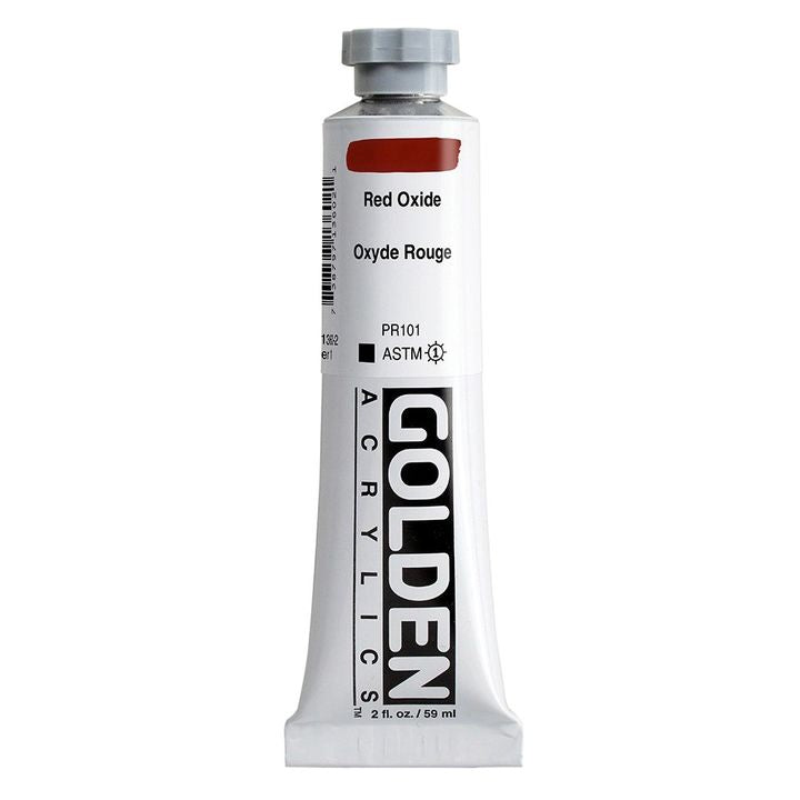 Akrilna boja GOLDEN Heavy Body 148 ml – 1360 oksidna crvena