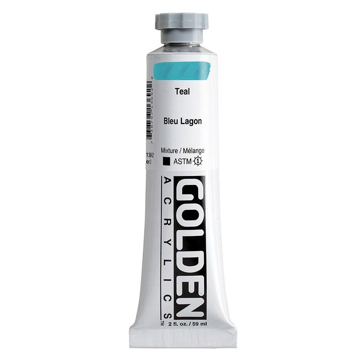Akrilna boja GOLDEN Heavy Body 148 ml – 1369 plavozelena