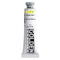 Akrilna boja GOLDEN Heavy Body 148 ml – 1375 titan žuta