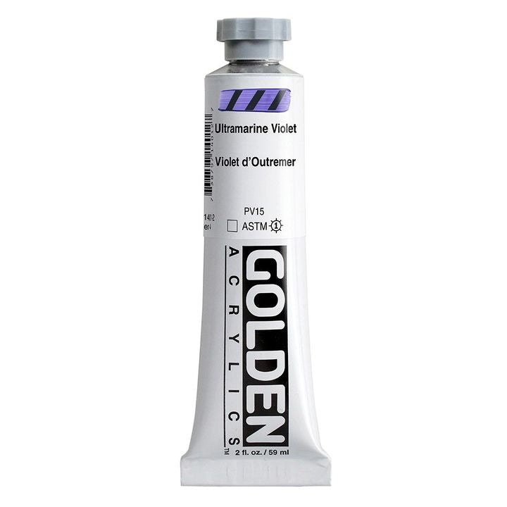 Akrilna boja GOLDEN Heavy Body 148 ml – 1401 ultramarin ljubičasta