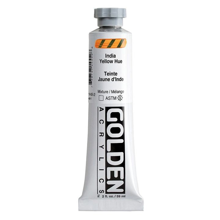 Akrilna boja GOLDEN Heavy Body 148 ml – 1455 indijska žuta nijansa