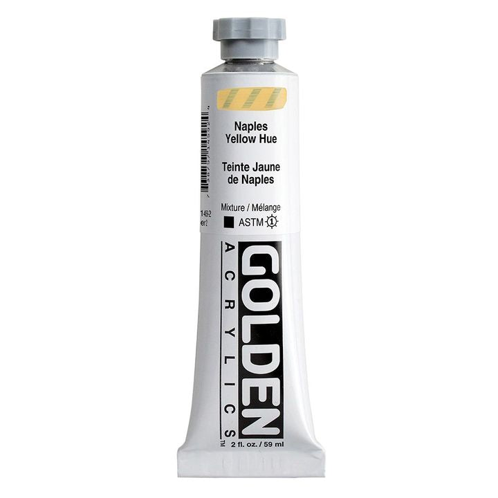 Akrilna boja GOLDEN Heavy Body 148 ml – 1459 napuljska žuta nijansa