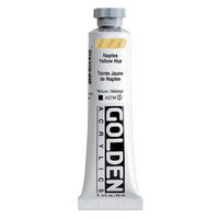 Akrilna boja GOLDEN Heavy Body 148 ml – 1459 napuljska žuta nijansa