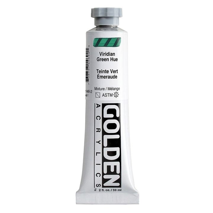 Akrilna boja GOLDEN Heavy Body 148 ml – 1469 viridijan zelena nijansa