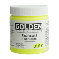 Akrilna boja GOLDEN Heavy Body Fluorescent 118 ml – 4615 chartreuse žuta