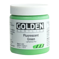 Akrilna boja GOLDEN Heavy Body Fluorescent 118 ml – 4620 zelena